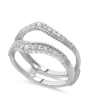 image of Diamond Enhancer Ring Guard (3/8 ct. tw.) in 14K White, Yellow or Rose Gold