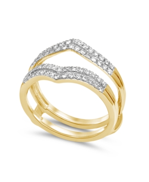 image of Diamond Enhancer Ring Guard (1/3 ct. t.w.) in 14K Yellow Gold