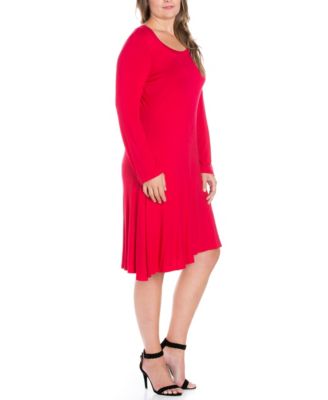 Plus Size Flared Dress