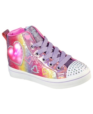 image of Skechers Little Girls Twinkle Toes - Twi-Lites 2.0 - Heart Gem Casual Sneakers from Finish Line