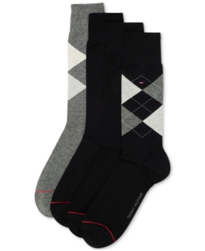 Tommy Hilfiger Men's 4-Pack Argyle Dress Socks