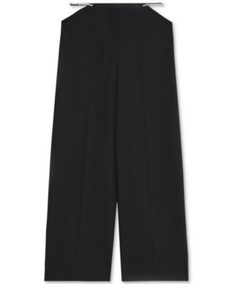 Danielle Bernstein - Rhinestone-Chain Cutout Pants