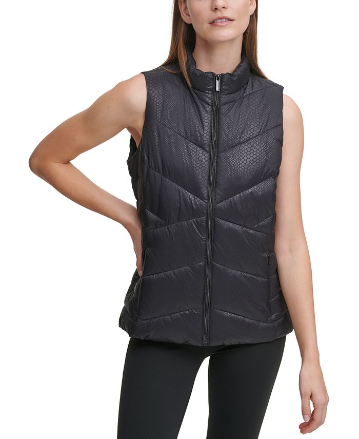 Calvin Klein Puffer Vest & Reviews - Jackets & Blazers - Women - Macy's