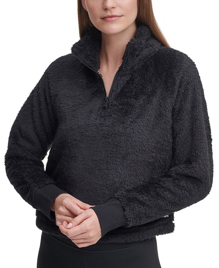 Calvin Klein Pullover Fleece Sweatshirt & Reviews - Tops - Women - Macy's