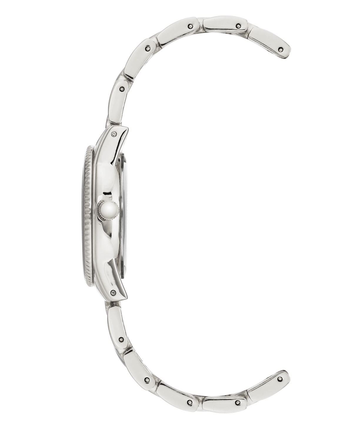 Shop Anne Klein Gray Enamel And Silver-tone Bracelet Watch 30mm