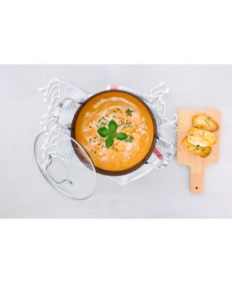 Sedona Kitchen Stainless Steel 8-Qt. Covered Casserole with Lid