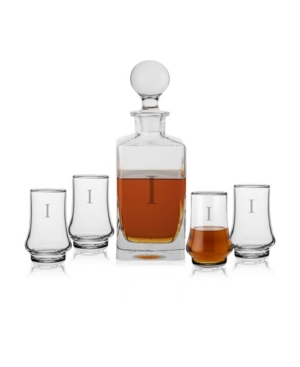 Personalized Classic 5 Piece Whiskey Decanter Set