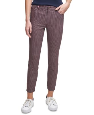 Tommy Hilfiger - Check-Print Tapered Pants