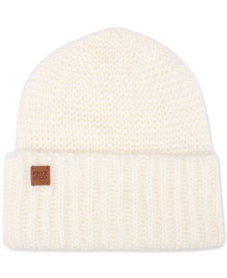 cream beanie hat womens