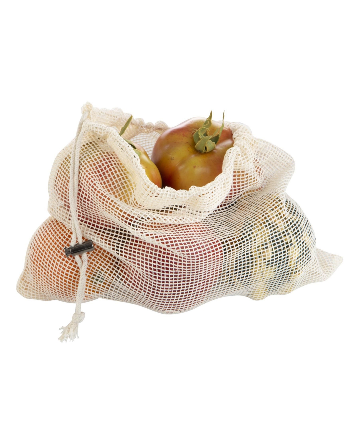 Kitchen Details Cotton Mesh Produce Bags, Set of 3