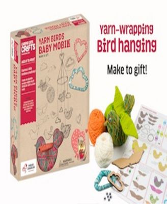 Chalk Chuckles Yarn Birds Baby Mobile Craft Kit