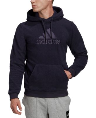 Adidas mens sherpa hoodie sale