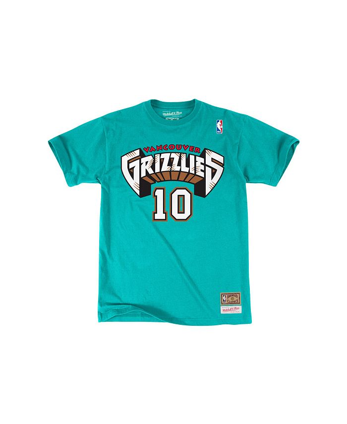 Men's Mitchell & Ness Mike Bibby Teal Vancouver Grizzlies Big & Tall Hardwood  Classics Jersey