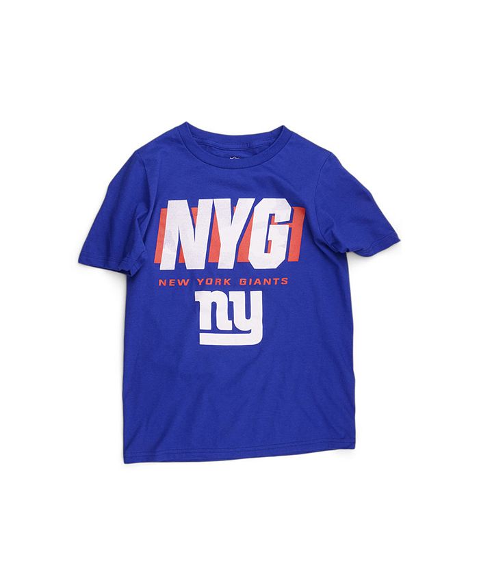 Authentic NFL Apparel New York Giants Youth Storm T-Shirt - Macy's