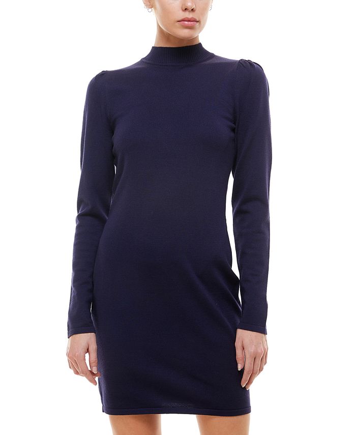 Planet Gold Juniors Puff Sleeve Sweater Dress Macy s