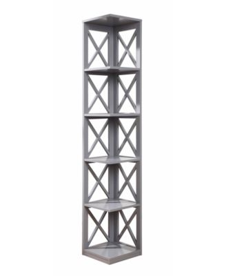 Oxford 5 Tier Corner Bookcase