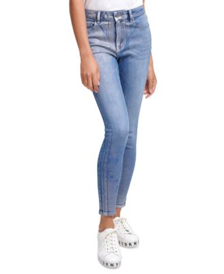 DKNY Jeans - Metallic-Printed Skinny Jeans
