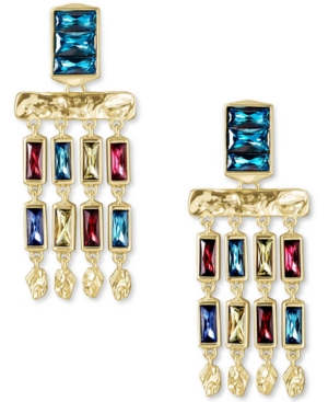 image of Kendra Scott Baguette-Cut Small Statement Earrings