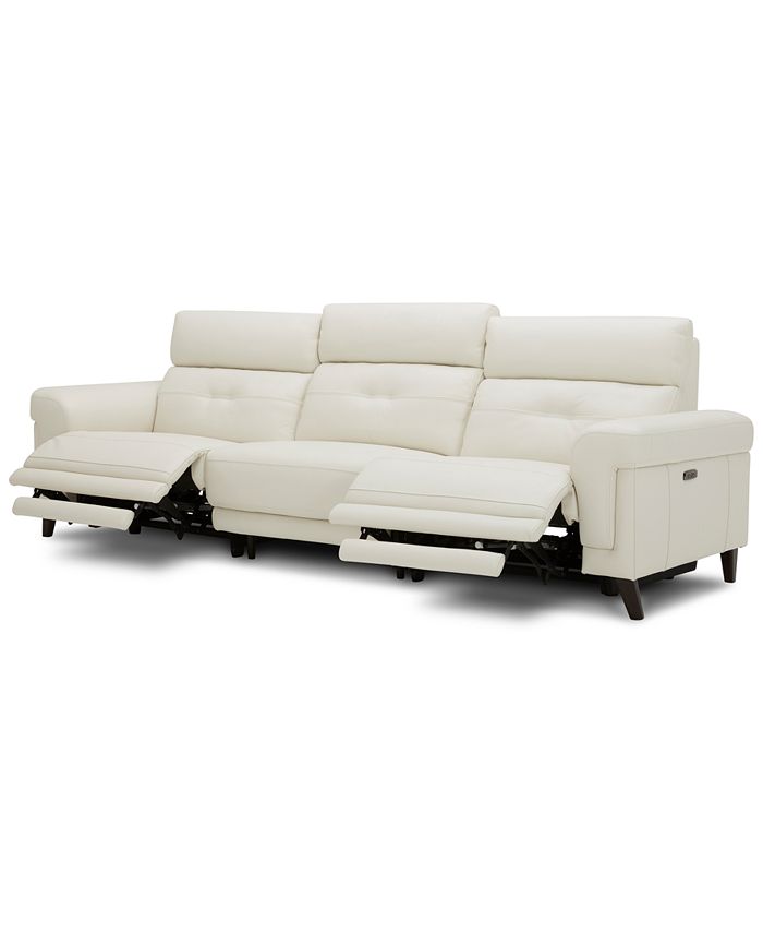 Furniture CLOSEOUT! Jazlo 3Pc. Leather Sectional with 2 Power