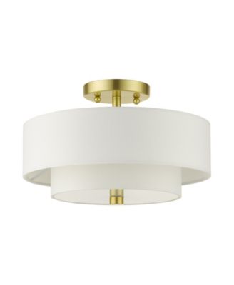 Meridian 2 Lights Semi Flush
