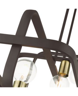 Bergamo 6 Lights Linear Chandelier