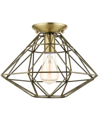 Geometric 1 Light Flush Mount
