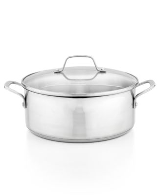 Calphalon - Classic Stainless Steel Covered Dutch Oven, 5 Qt.