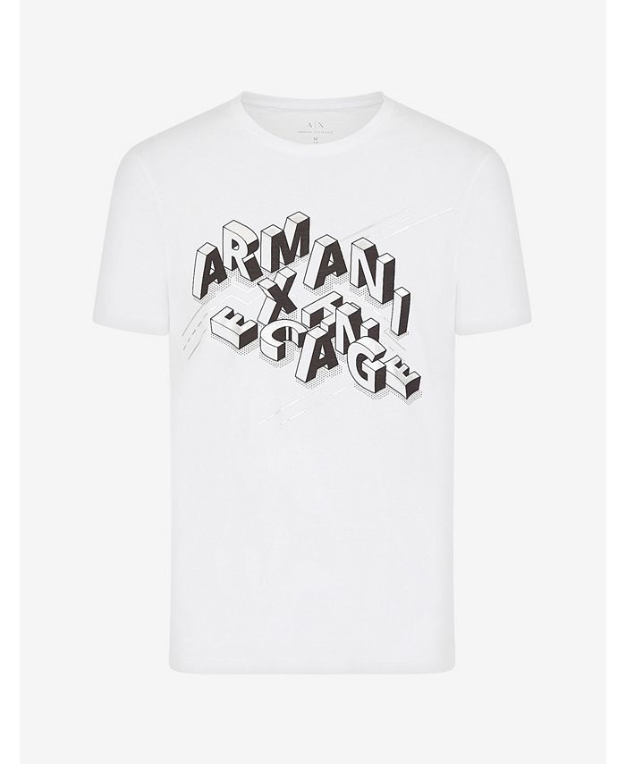 A|X Armani Exchange Block Letter Logo T-Shirt & Reviews - T-Shirts ...