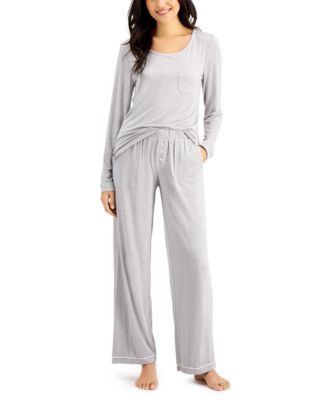 Alfani Knit Pajama Set, Created for Macy's & Reviews - All Pajamas ...