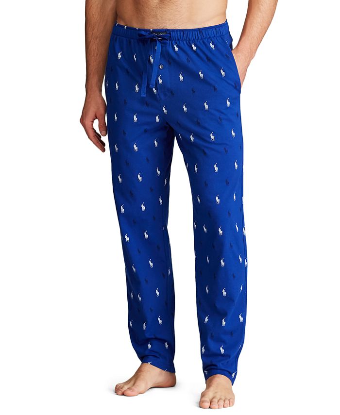 Polo Ralph Lauren Men's Sistene Blue Pajama Pants - Macy's