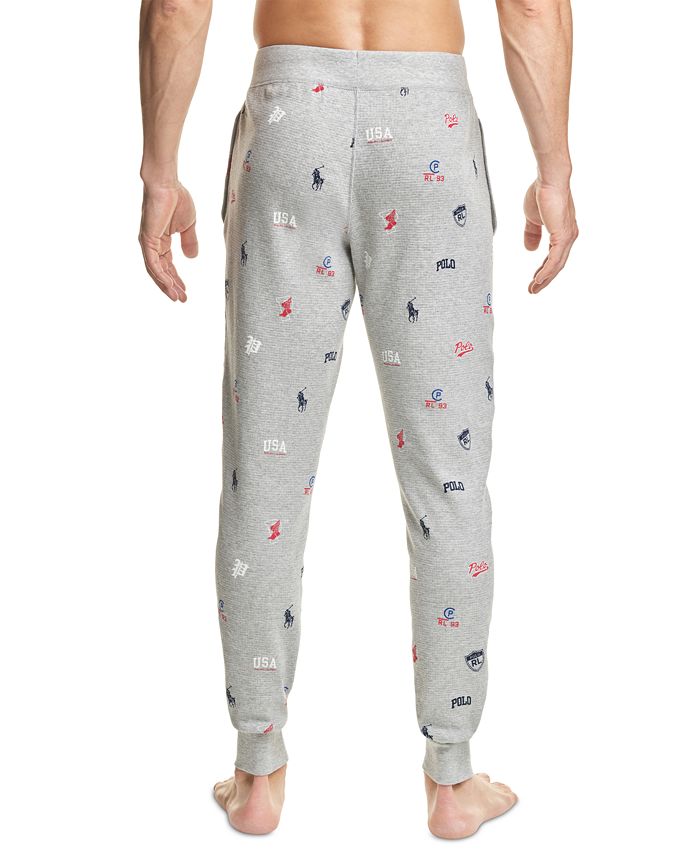 grey polo pajama pants
