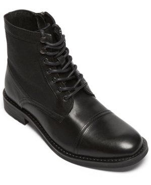 image of Kenneth Cole Reaction Men-s Lace-Up Cap-Toe Boots Men-s Shoes