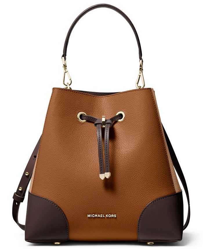 Michael Kors Mercer Gallery Medium Leather Bucket Bag & Reviews - Handbags  & Accessories - Macy's