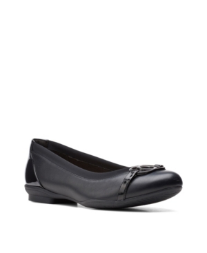 image of Clarks Collection Women-s Sara Dahlia Ballet Flat Shoes Women-s Shoes