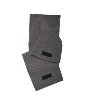 Calvin Klein Men's Scarf and Beanie Set