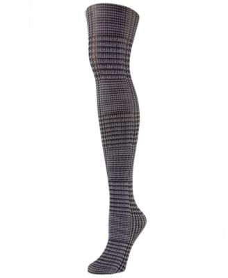 Women's Glen Plaid Pattern Opaque Tights