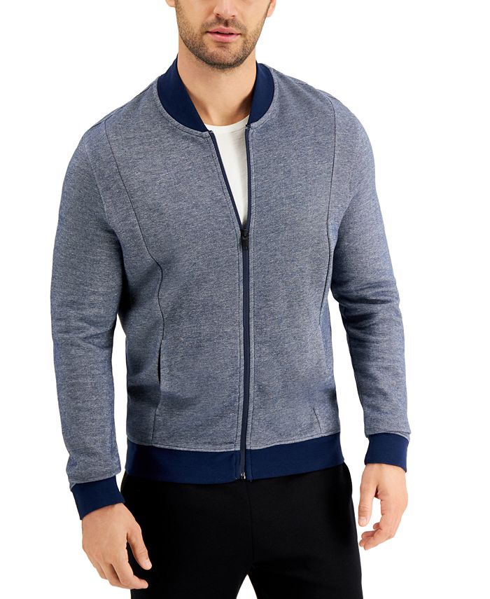 Alfani Men's ZipFront Sweater Jacket, Created for Macy's & Reviews