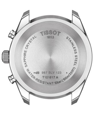 Tissot Men's Swiss Chronograph PR 100 Sport Stainless Steel Bracelet Watch 44mm