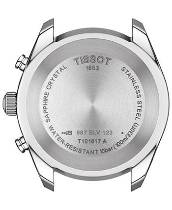 Tissot - Men's Swiss Chronograph PR 100 Sport Stainless Steel Bracelet Watch 44mm