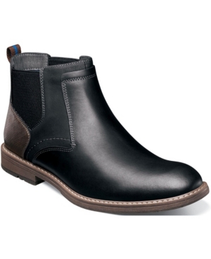 image of Nunn Bush Men-s Fuse Plain-Toe Chelsea Boots Men-s Shoes