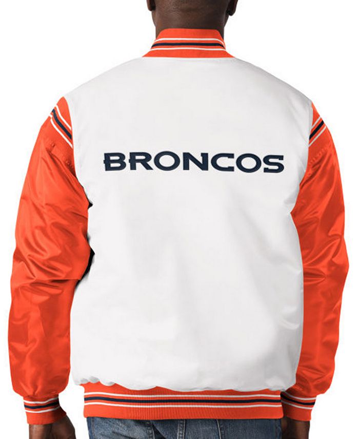 Starter Denver Broncos Men's The Renegade Satin Jacket Macy's