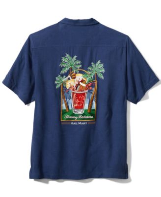 Tommy Bahama - Men's Hail Mary Embroidered Floral Jacquard Silk Camp Shirt
