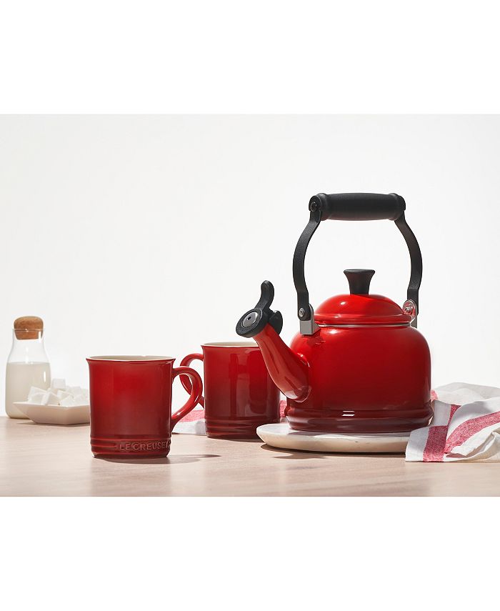 Le Creuset 3 Piece Demi Kettle and Stoneware Coffee Mug Set Macy's