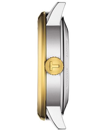 Tissot - Men's Swiss Automatic Classic Dream Two-Tone Stainless Steel Bracelet Watch 42mm