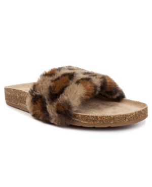 Sugar Women's Bravoes Fuzzy Slide Sandals Women's Shoes