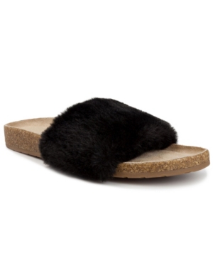 Sugar Women's Bravoes Fuzzy Slide Sandals Women's Shoes