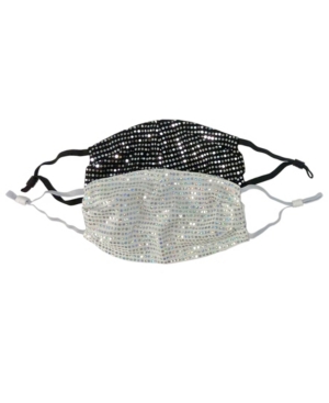 image of Emerald Sundae Big Girls Disco Dot Sparkle Mask, Pack of 2