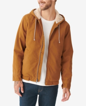 Lucky Brand Men's Hooded Sherpa Jacket