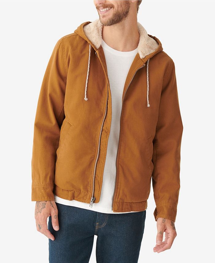 Lucky Brand Men's Hooded Sherpa Jacket Macy's