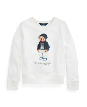 image of Big Girls Polo Bear French Terry Sweatshirt